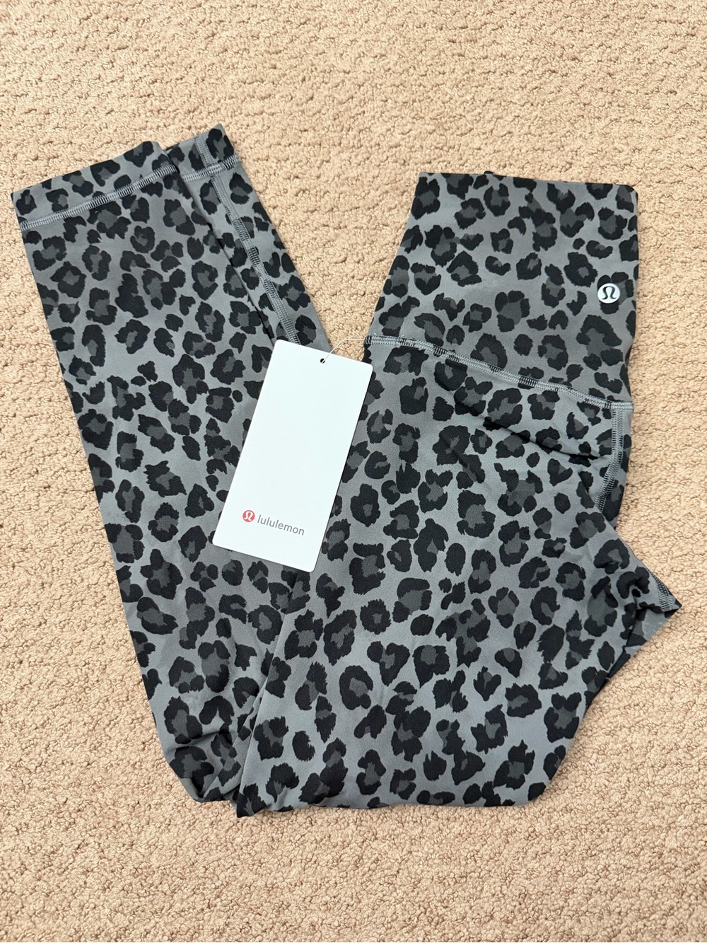 Lululemon NWT Align High Rise Pant 25" Leopard Print Cheetah